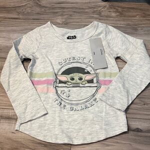 NWT Disney Star Wars Mandalorian Toddler LS Shirt